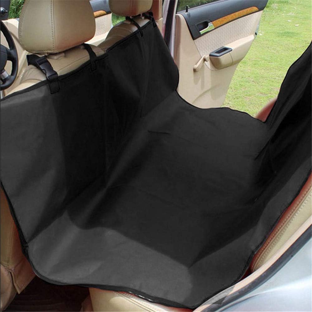 Waterproof pet car backseat cover black — view 4