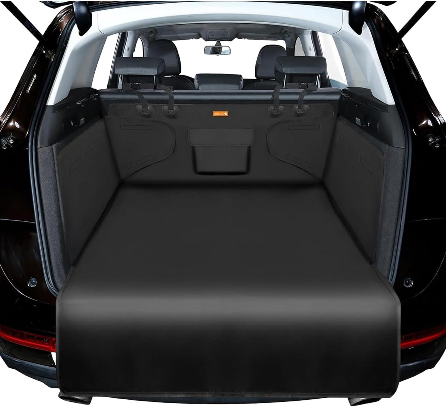 Waterproof dog car trunk liner black — view 2