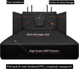 Waterproof dog car trunk liner black — view 3