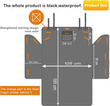 Waterproof dog car trunk liner black — view 4