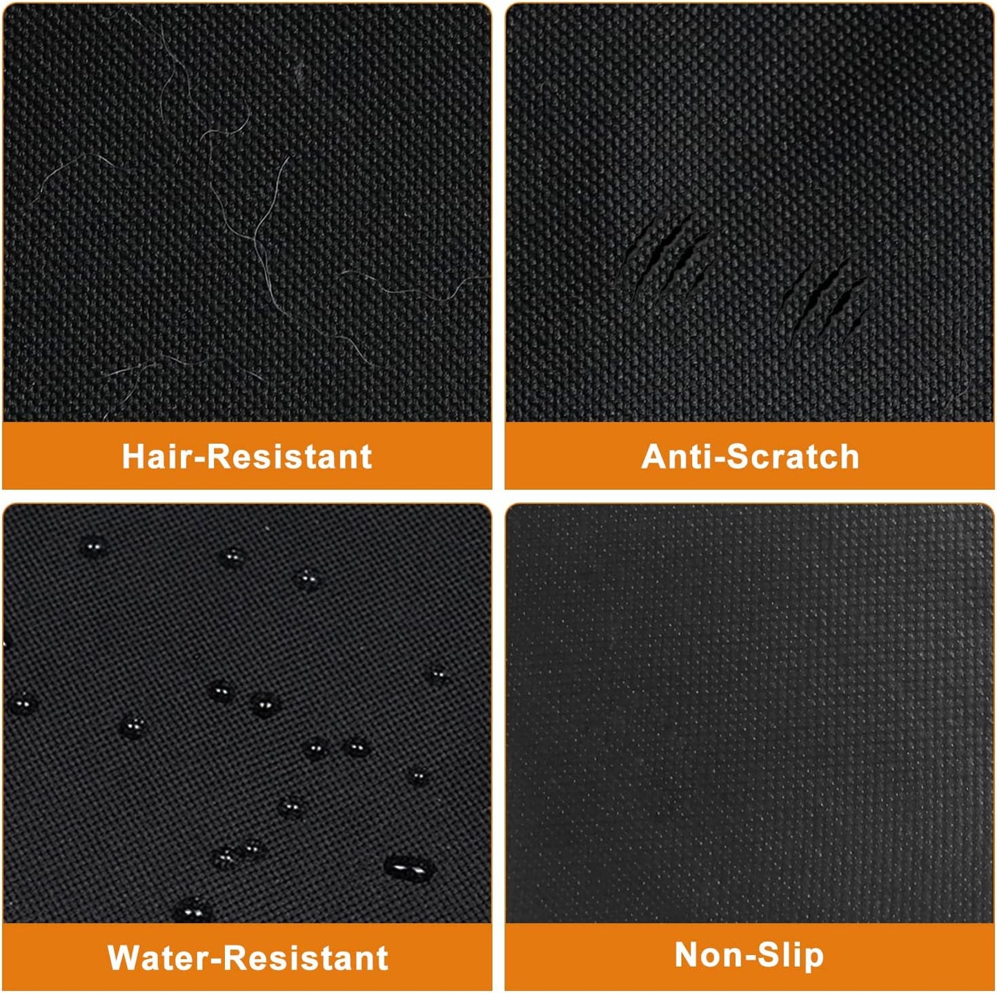 Waterproof dog car trunk liner black — view 5