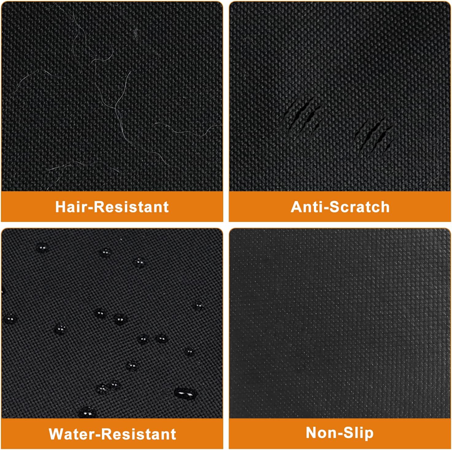 Waterproof dog car trunk liner black — view 5