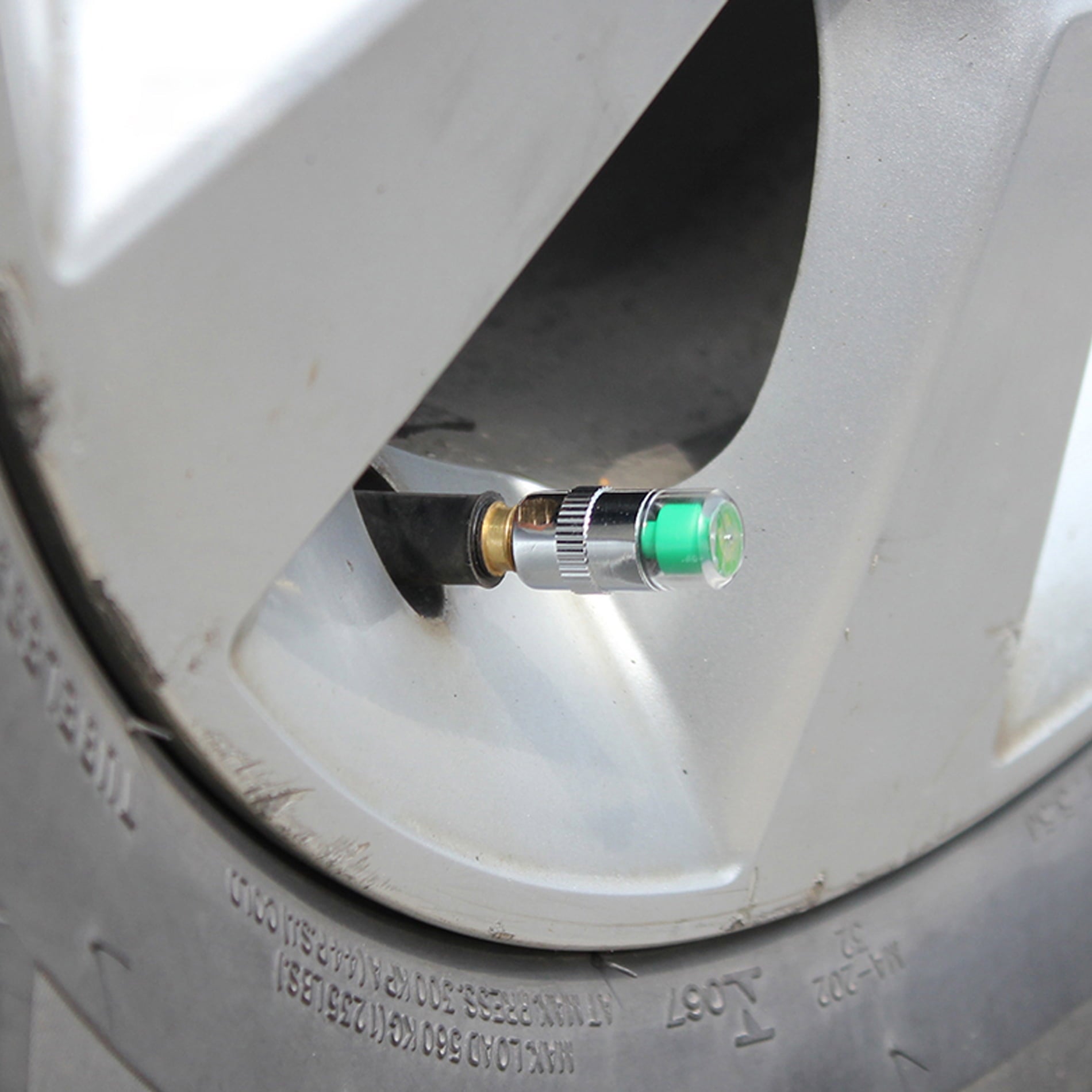4pcs Car Tyre Pressure Monitor Gauge — view 6