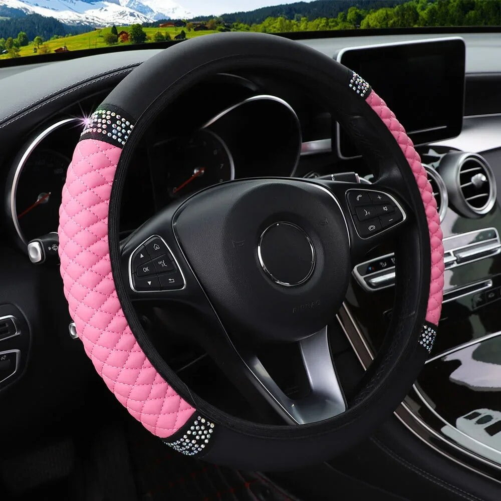 Universal Car Steering Wheel Cover 37-38cm — view 8