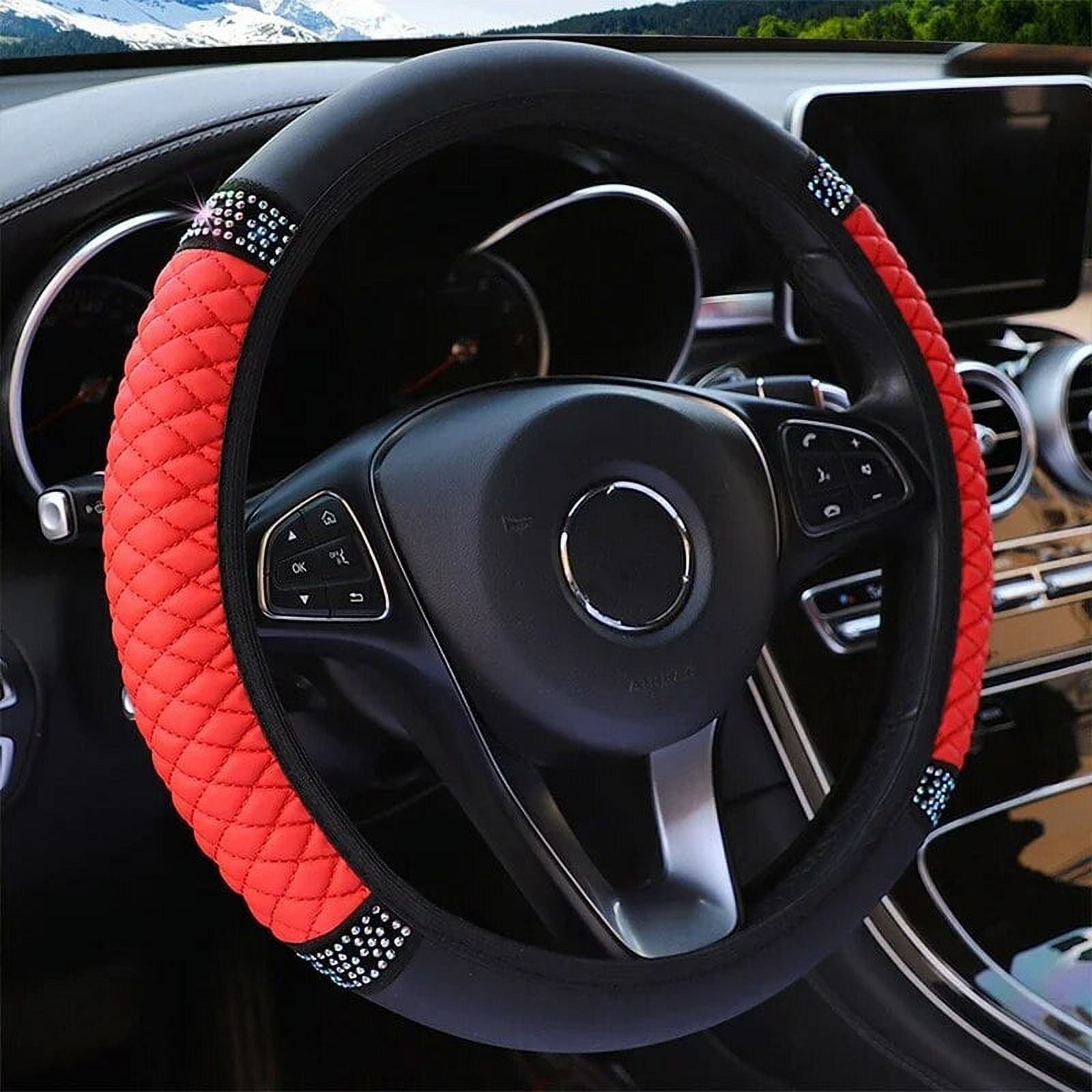 Universal Car Steering Wheel Cover 37-38cm — view 2