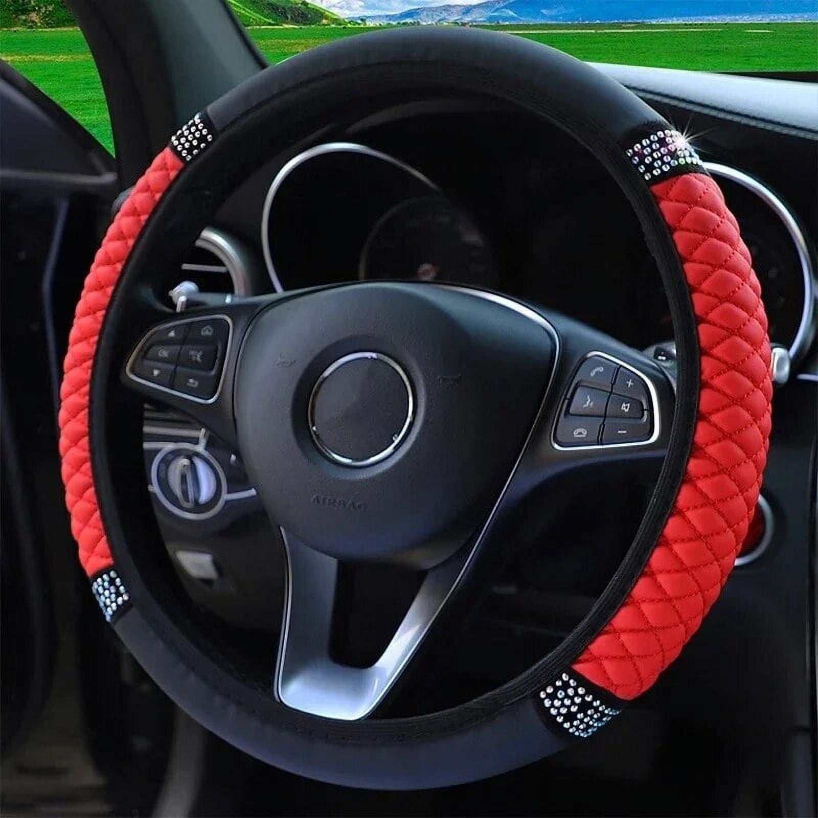 Universal Car Steering Wheel Cover 37-38cm — view 4