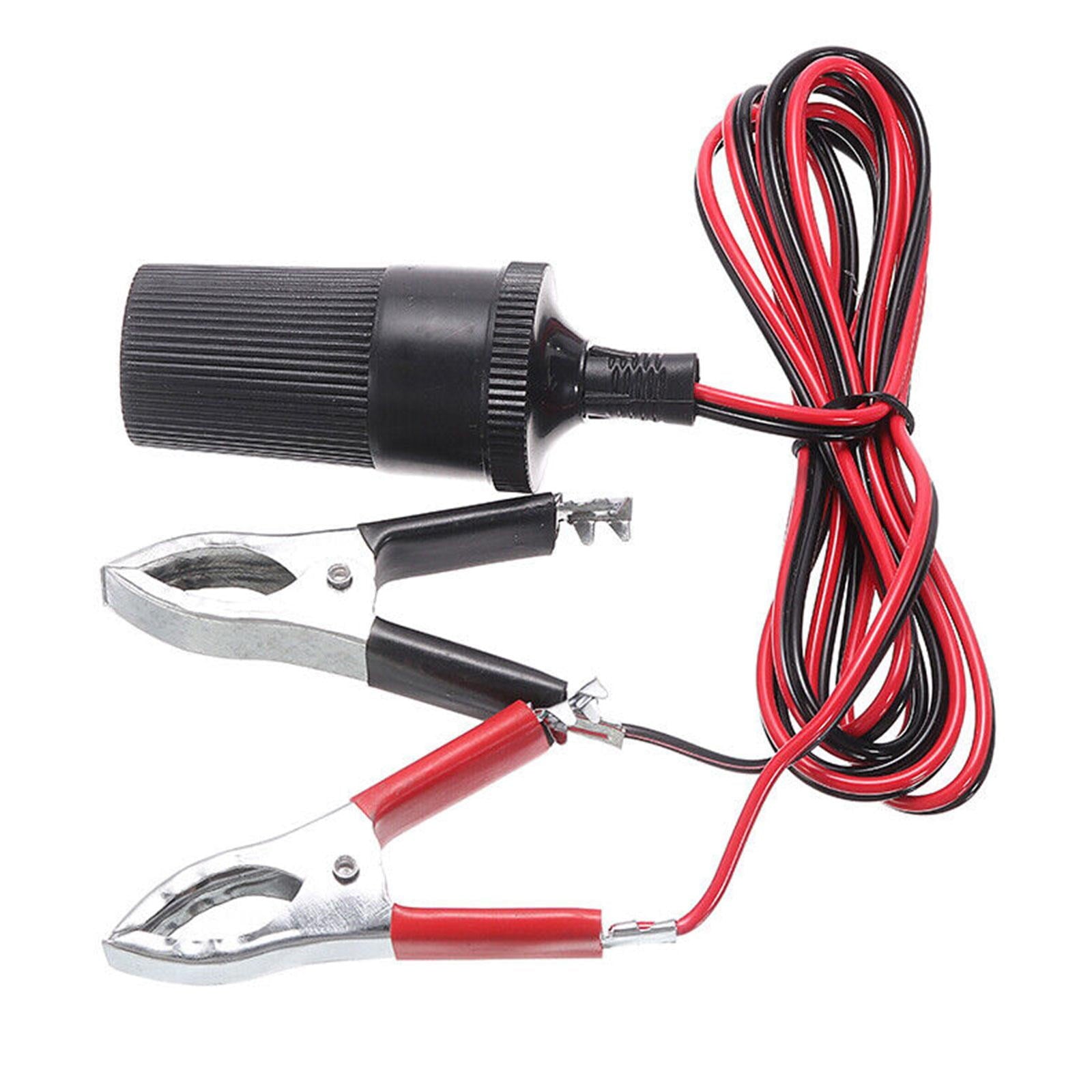 12V Battery Clip To Car Cigarette — view 4