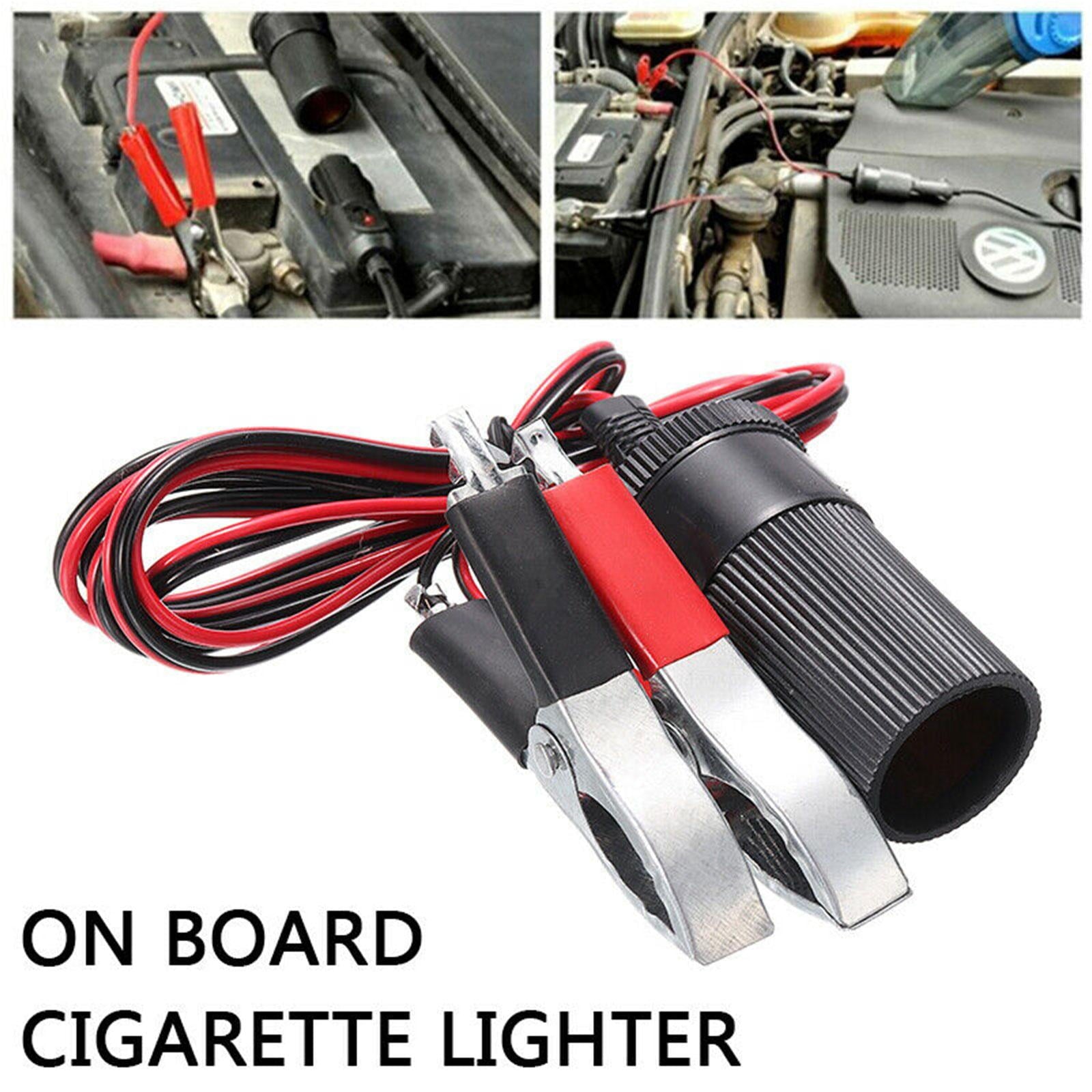 12V Battery Clip To Car Cigarette — view 5