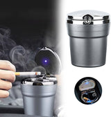 Car Ashtray Cup Holder LED Portable — view 3