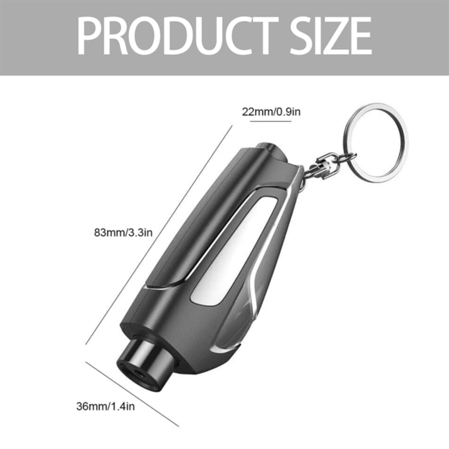3-In-1 Car Window Glass Breaker JWDX — view 3