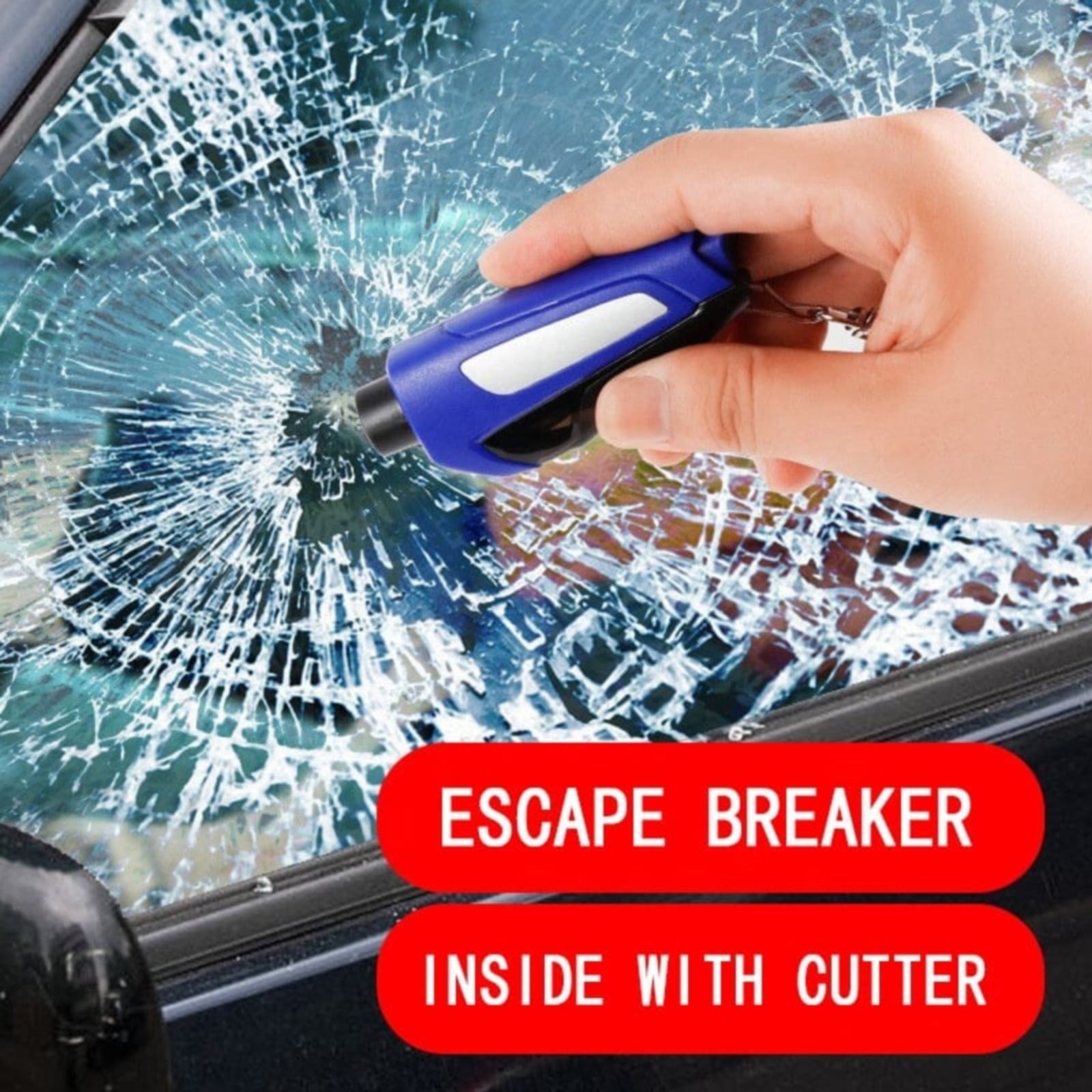 3-In-1 Car Window Glass Breaker JWDX — view 4
