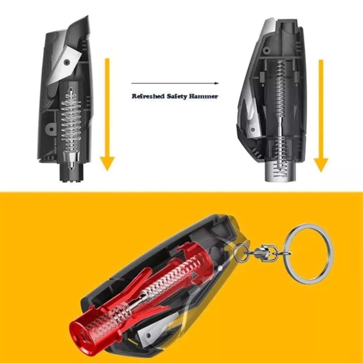 3-In-1 Car Window Glass Breaker JWDX — view 8