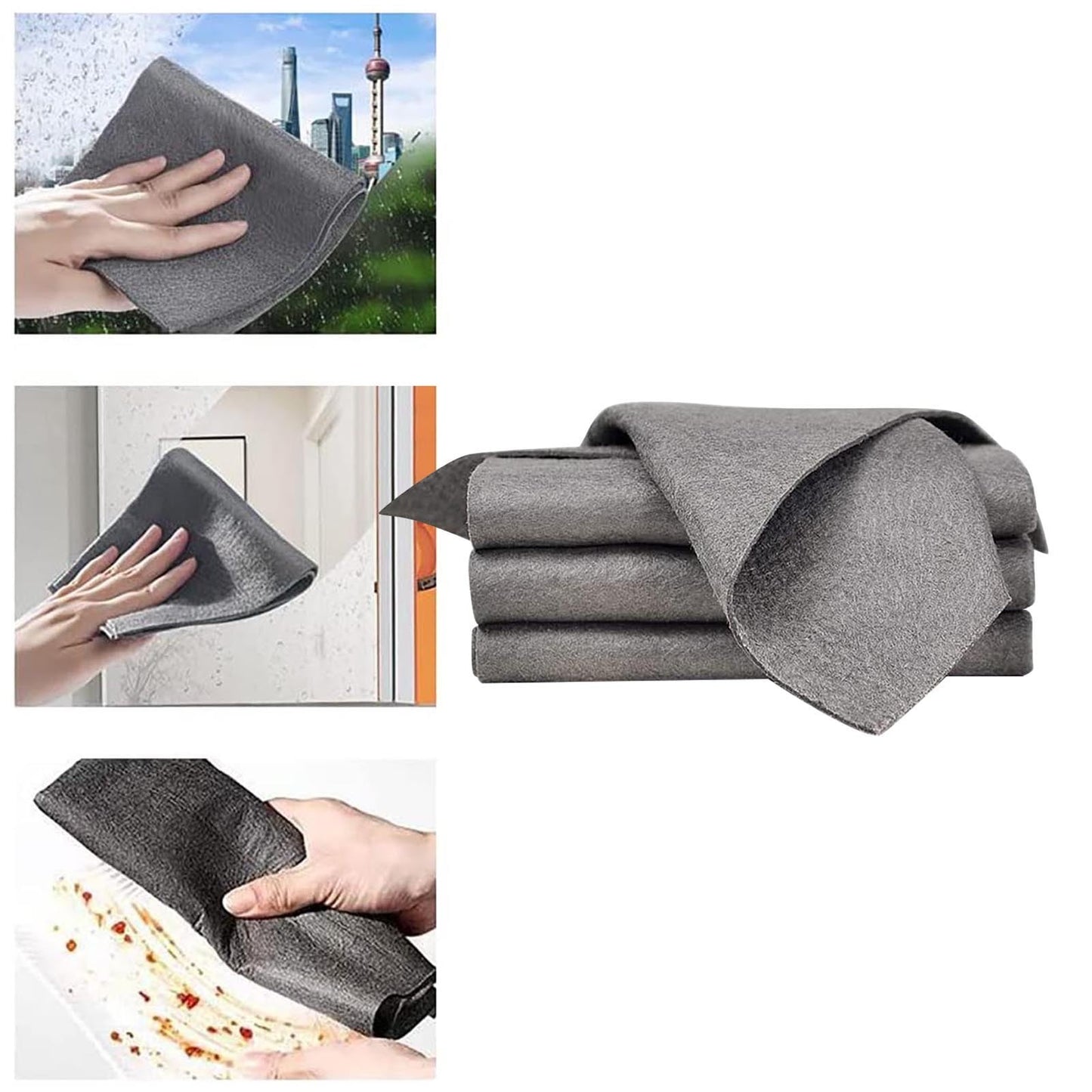 Microfiber Cleaning Cloth - Reusable Glass — view 3