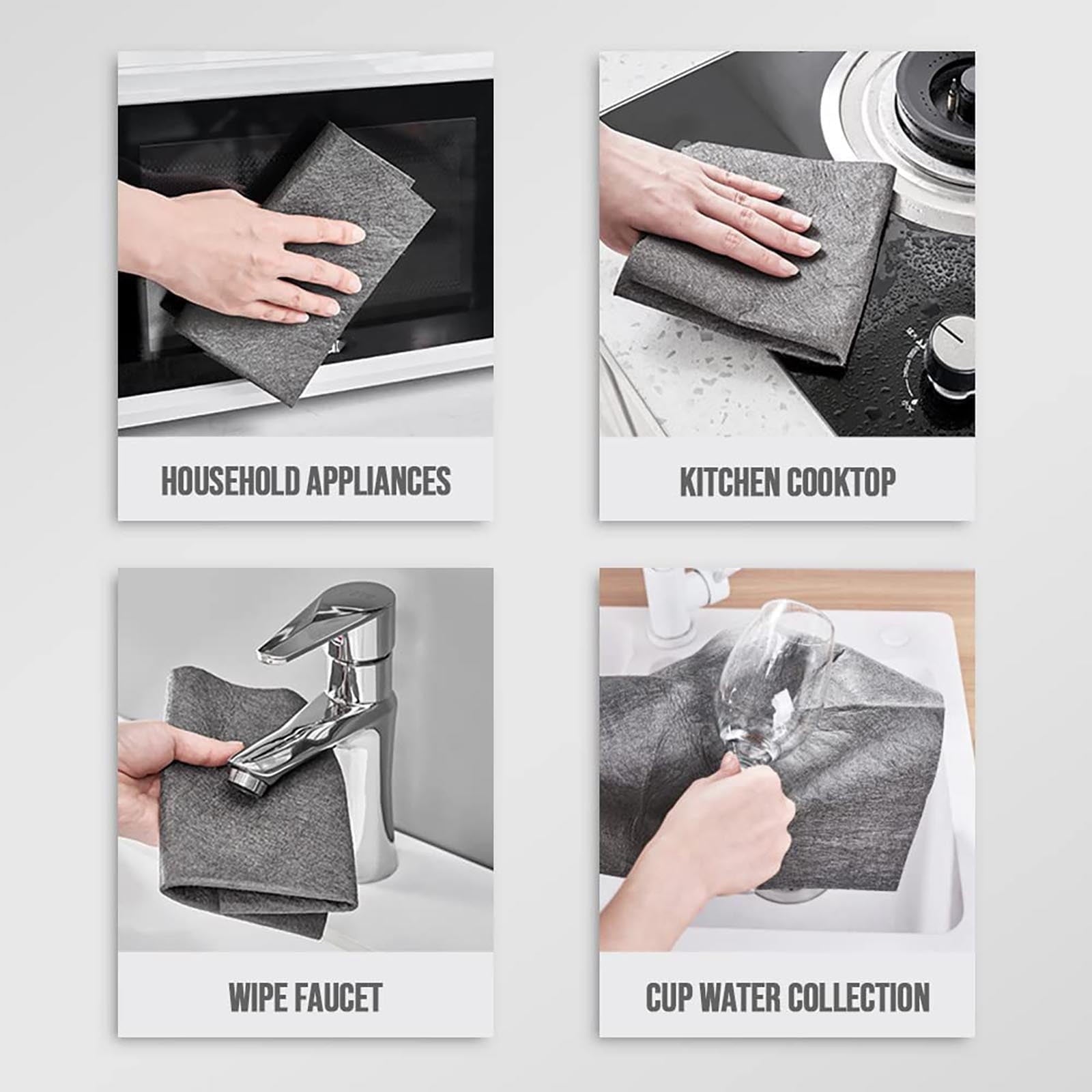 Microfiber Cleaning Cloth - Reusable Glass — view 8