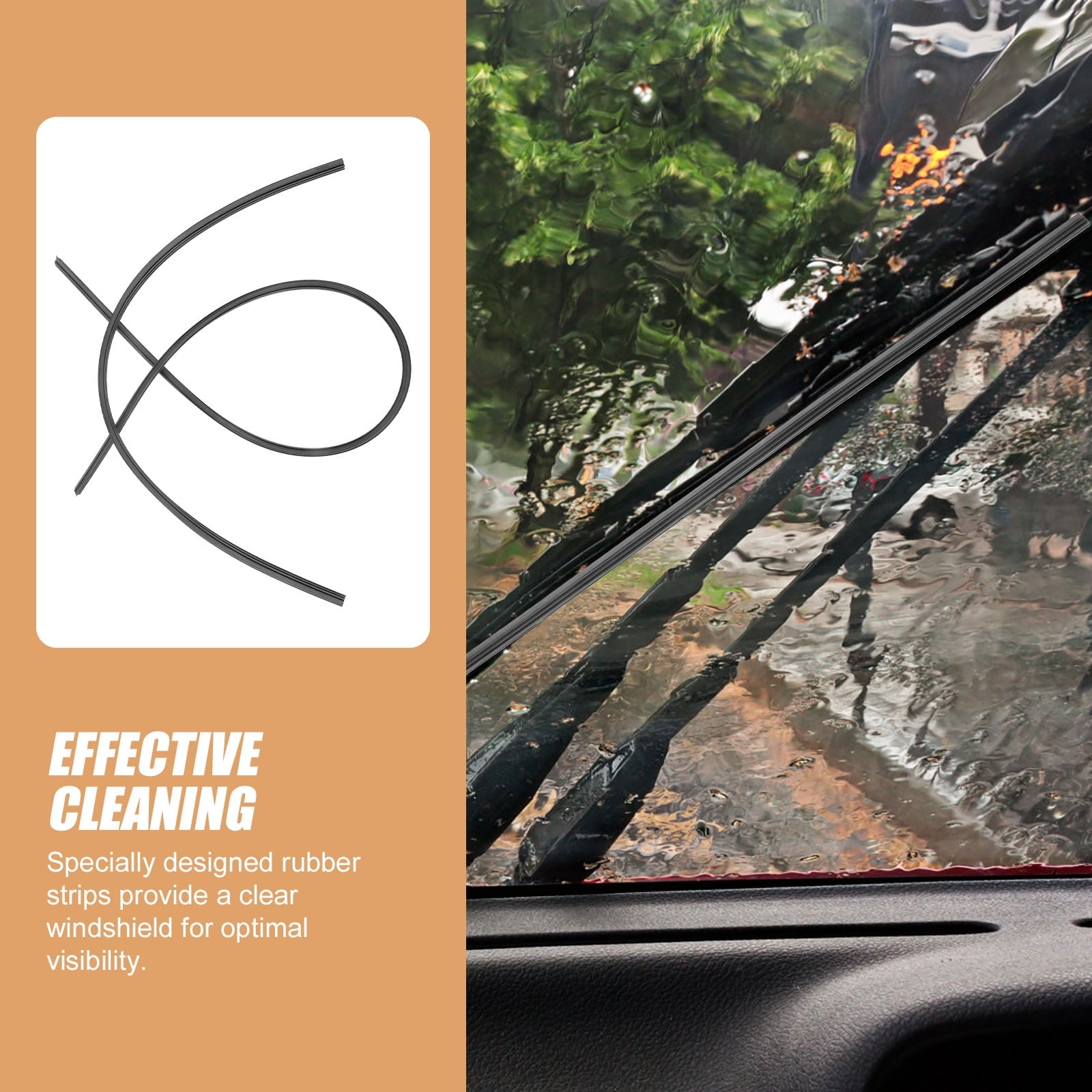 Ortofally 4pcs Wiper Replacement Blades Refills — view 9
