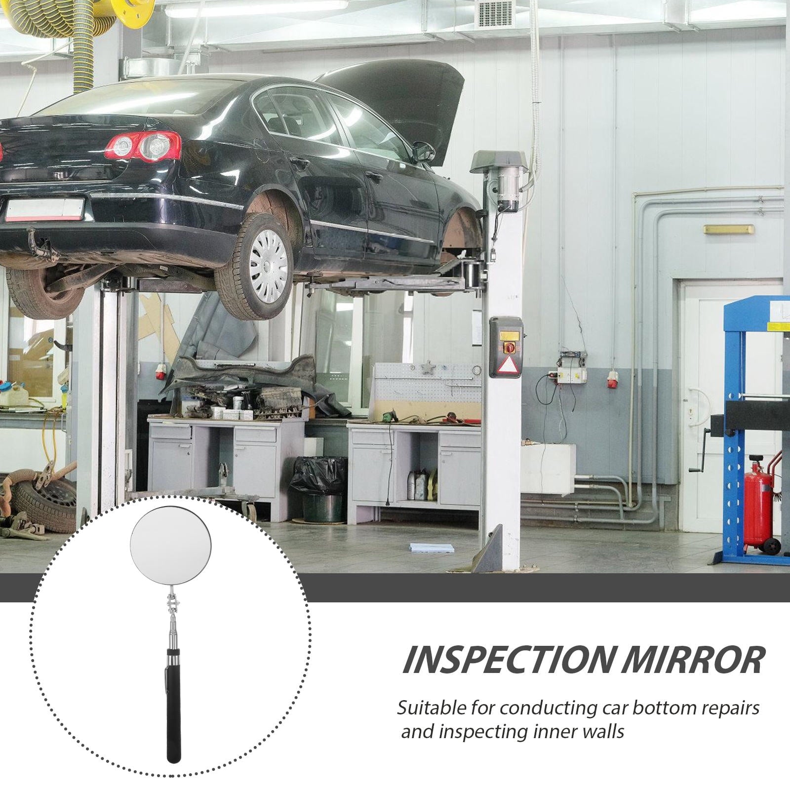 SWETRACE Telescoping Mechanic Inspection Mirror Circular — view 7