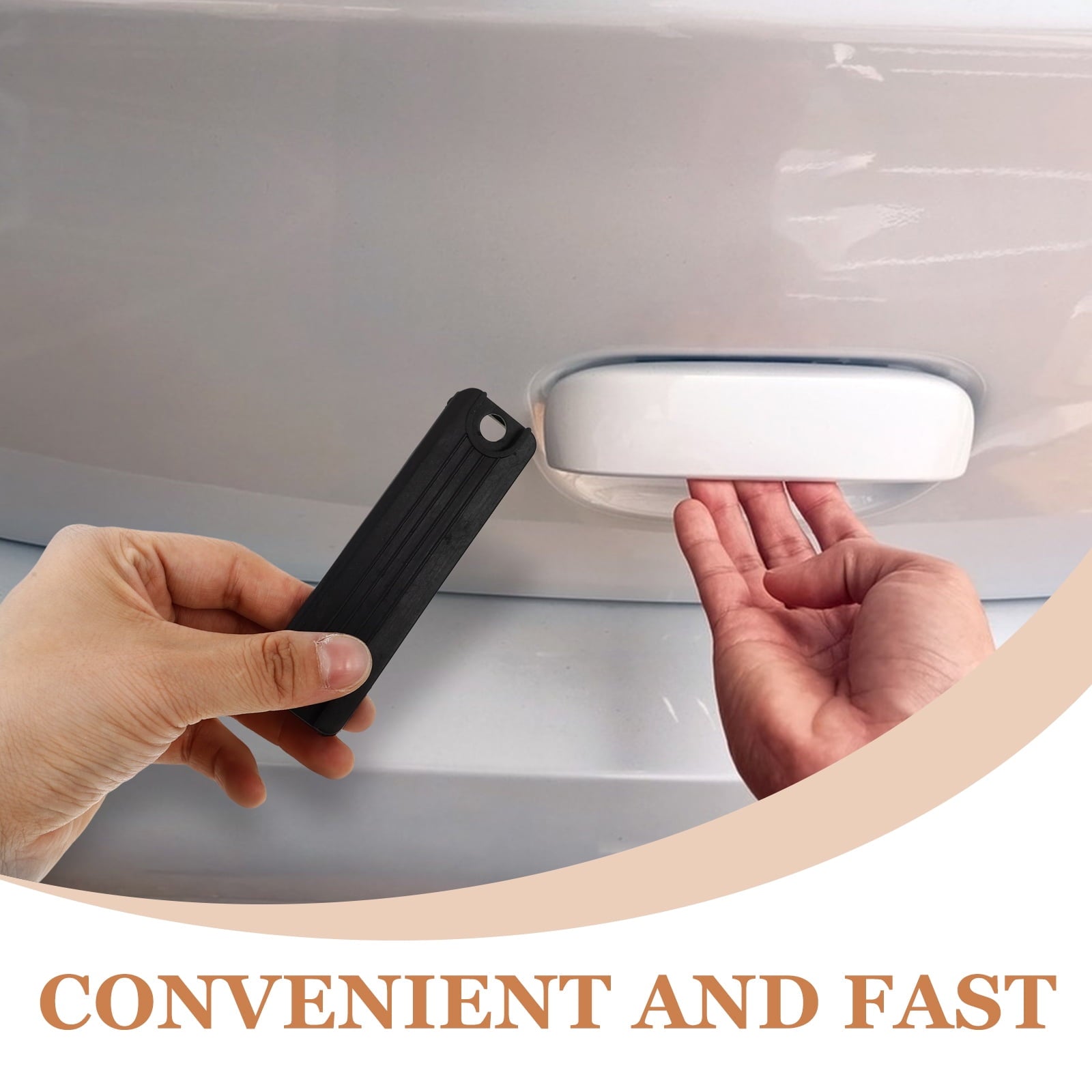 SWETRACE Iron Rubber Trunk Door Handle — view 6