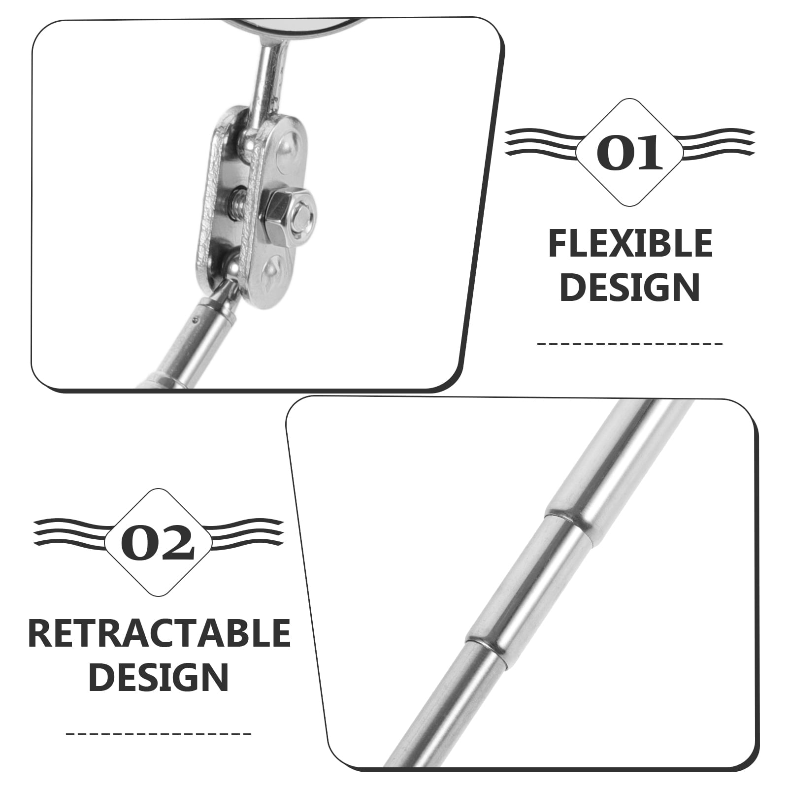 SWETRACE Extending Inspection Mirror Telescoping Mirror — view 4