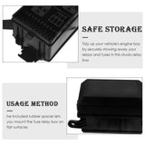 SWETRACE Black Rectangular Fuse Relay Box — view 3