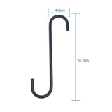 SWETRACE 1Pcs Black Metal S Shape — view 9
