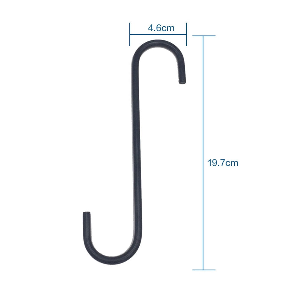 SWETRACE 1Pcs Black Metal S Shape — view 9