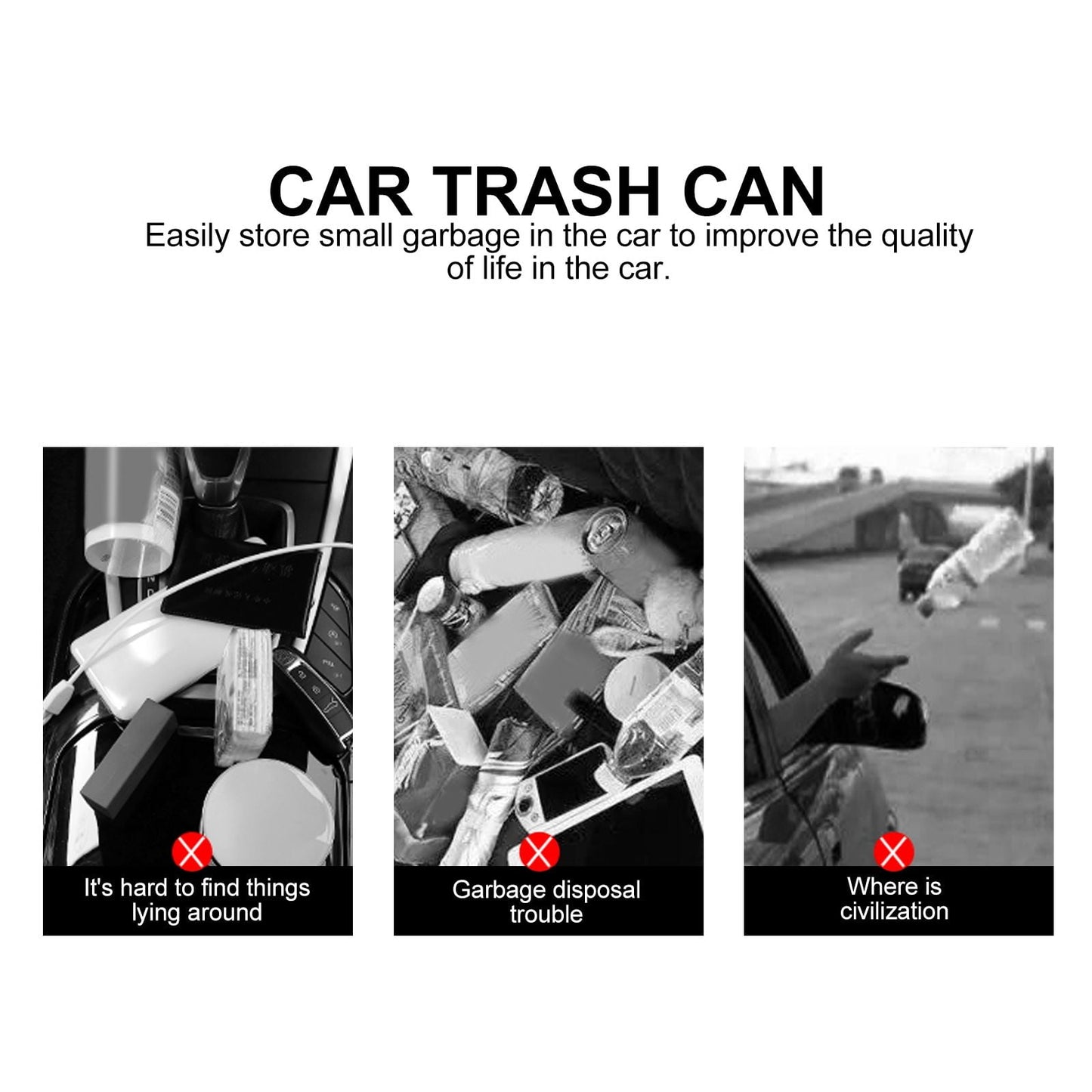 SWETRACE 1Set Trash Holder for Car — view 6
