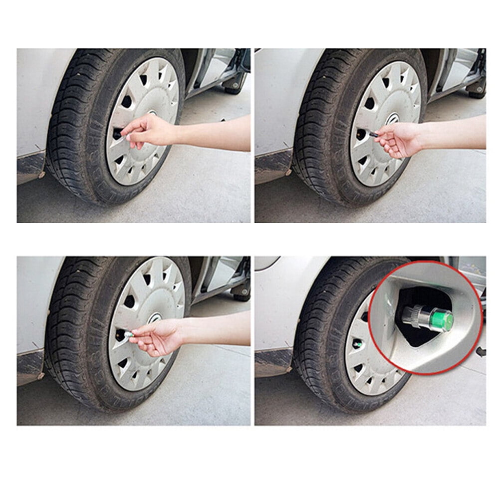 SWETRACE 4Pcs Multi Colour Tyre Pressure — view 4