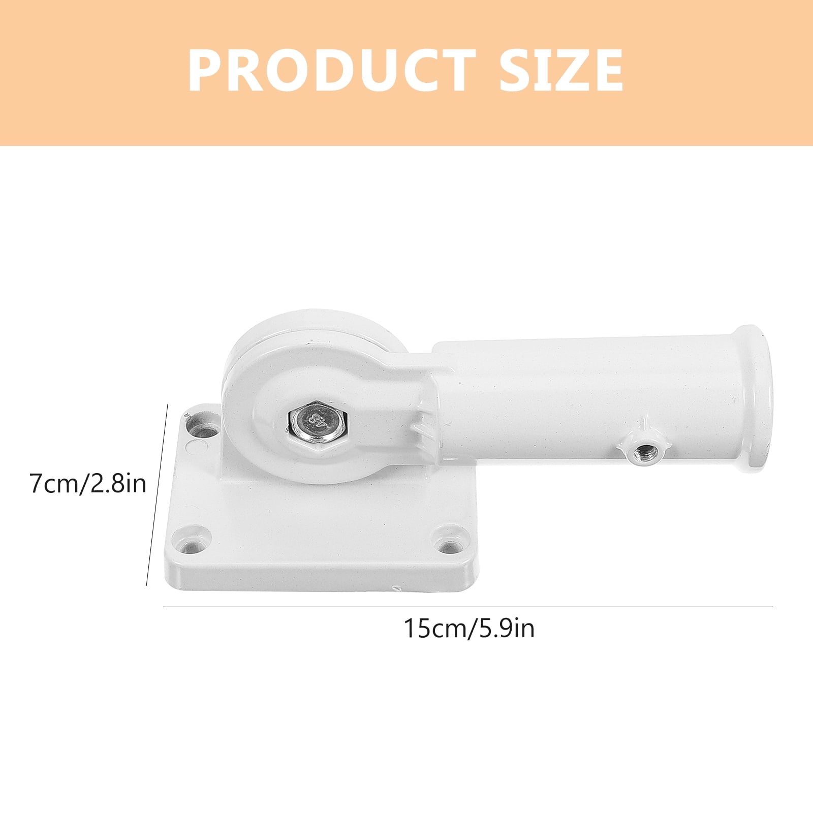 SWETRACE 2Pcs Adjustable Flag Pole Clamp — view 3