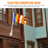 SWETRACE 2Pcs Adjustable Flag Pole Clamp — view 7