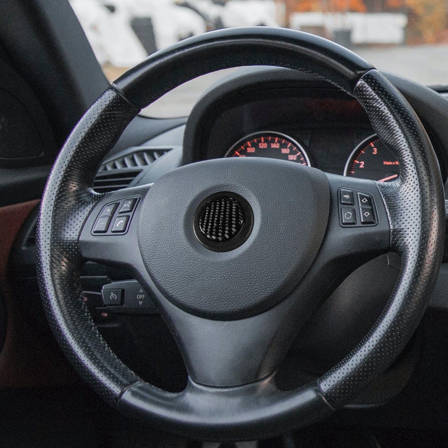 SWETRACE 1Pack Black Plastic Horn Button — view 7