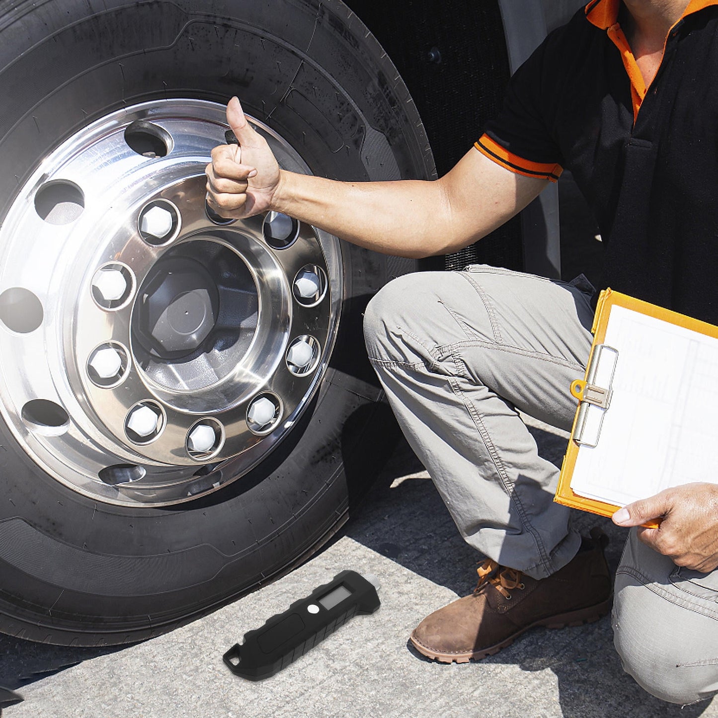 SWETRACE Truck Tyre Pressure Gauge Long — view 2