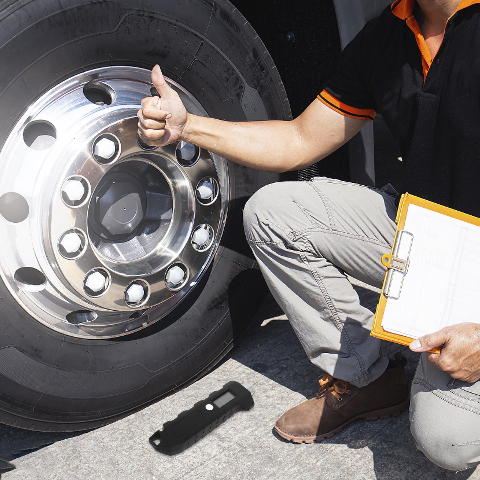 SWETRACE Truck Tyre Pressure Gauge Long — view 2