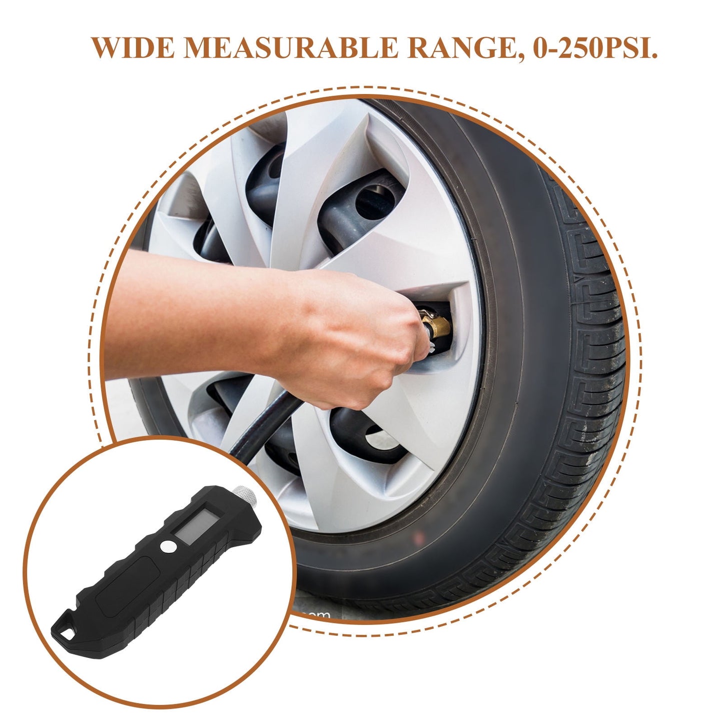 SWETRACE Truck Tyre Pressure Gauge Long — view 6
