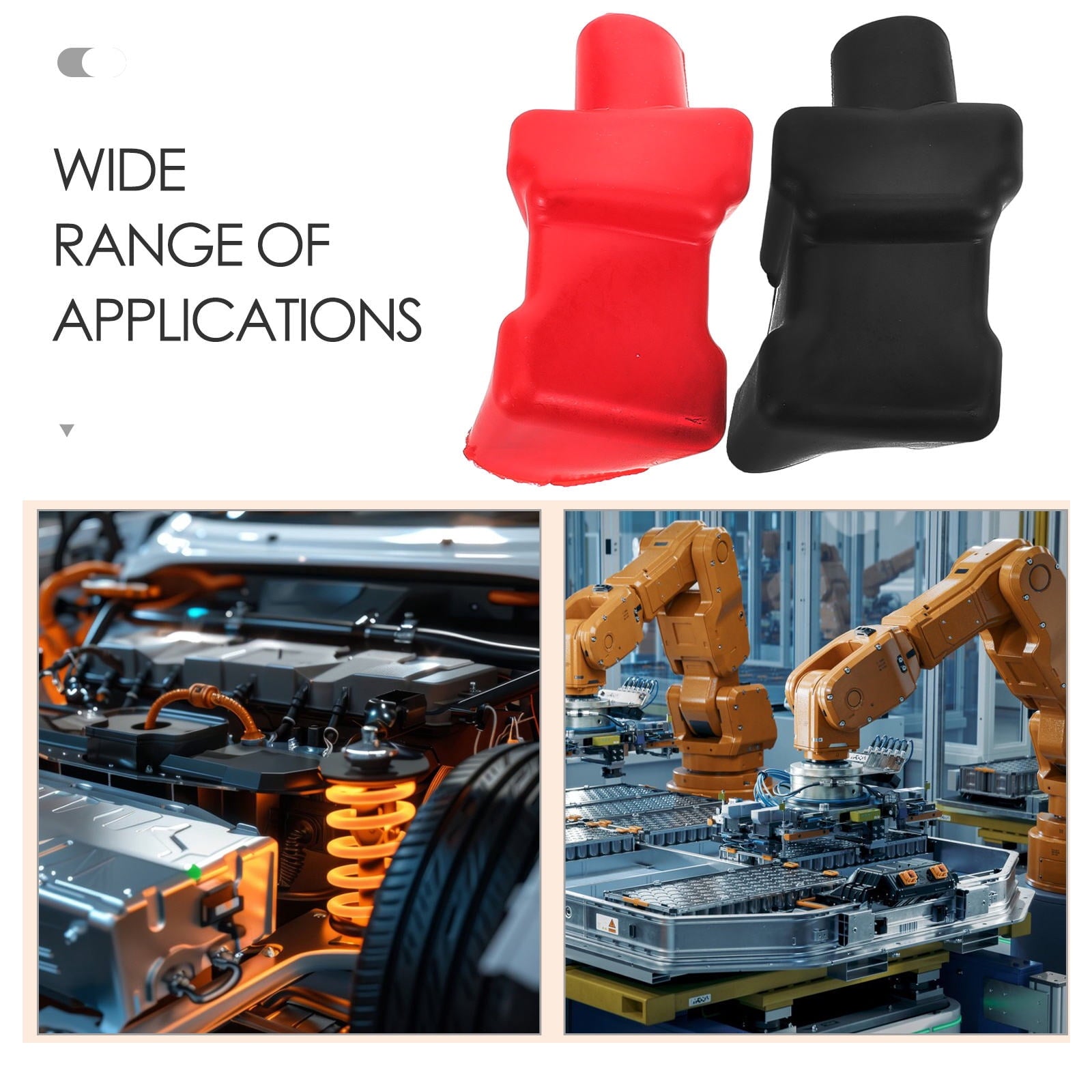 SWETRACE 2Pcs Battery Terminal Cover Plastic — view 9