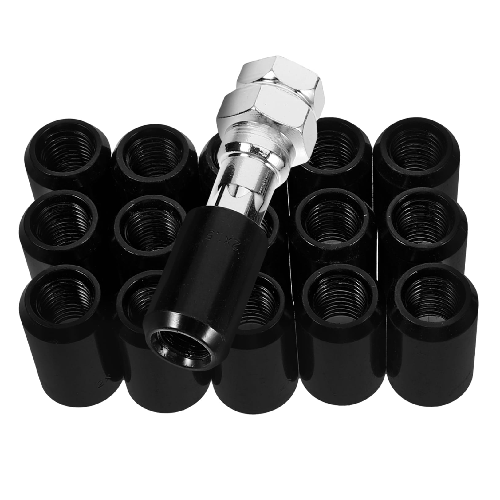 SWETRACE 16X Lug Nuts Black Aluminium — view 5