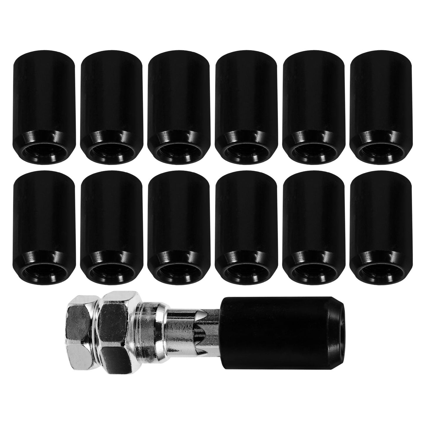 SWETRACE 16X Lug Nuts Black Aluminium — view 9