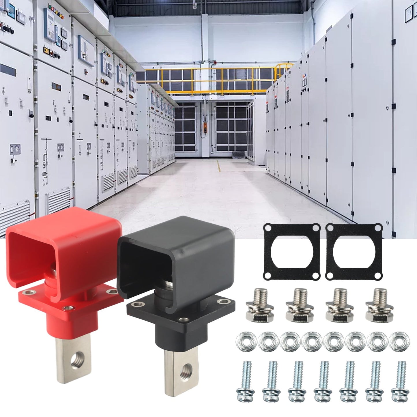 Brass lithium battery terminals 300A — view 6