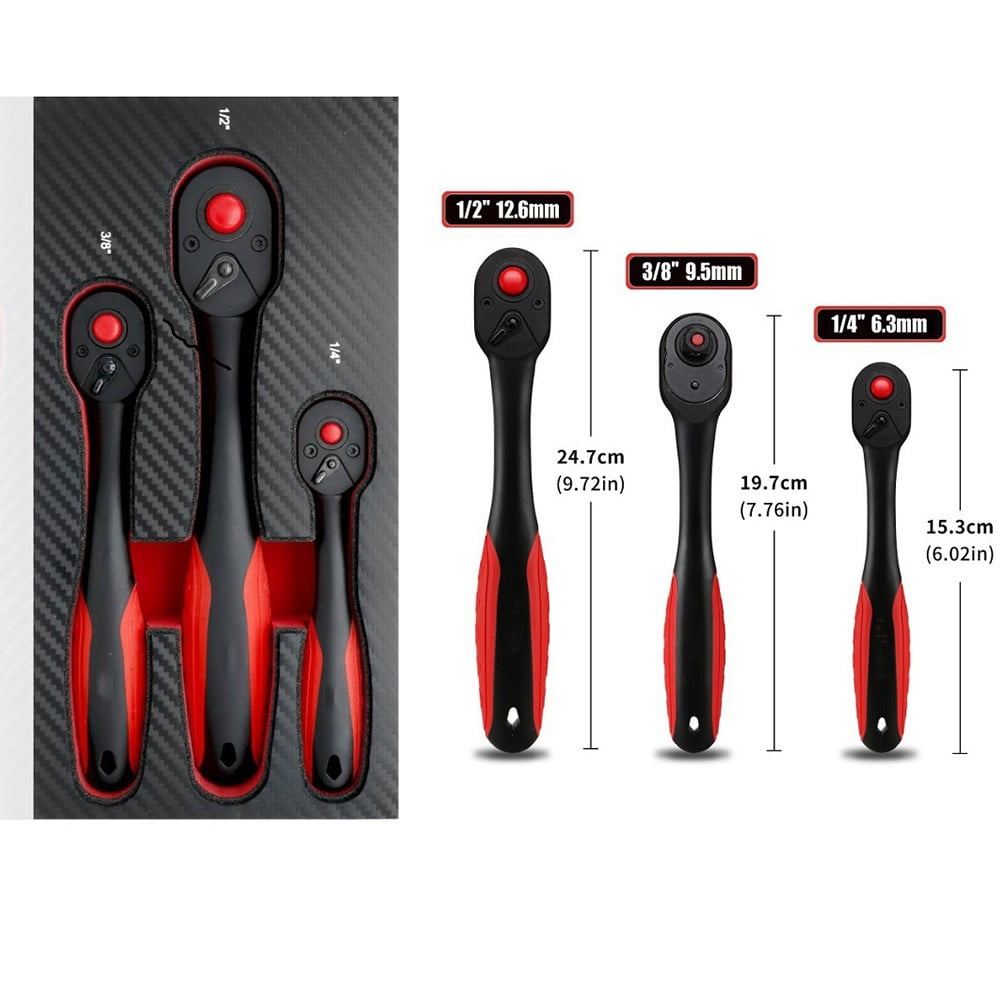 72 tooth ratchet wrench 9.5mm — view 7