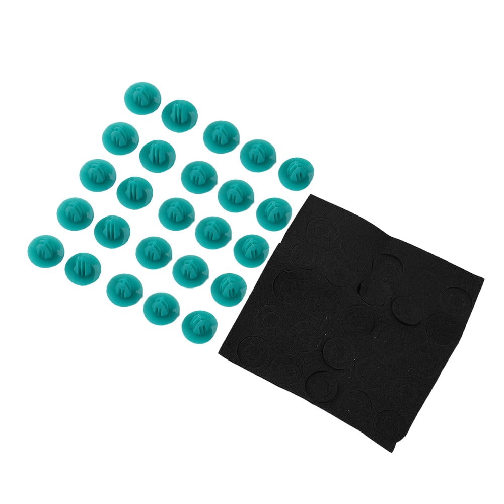 25Pcs Auto Fastener Car Clips Green — view 11