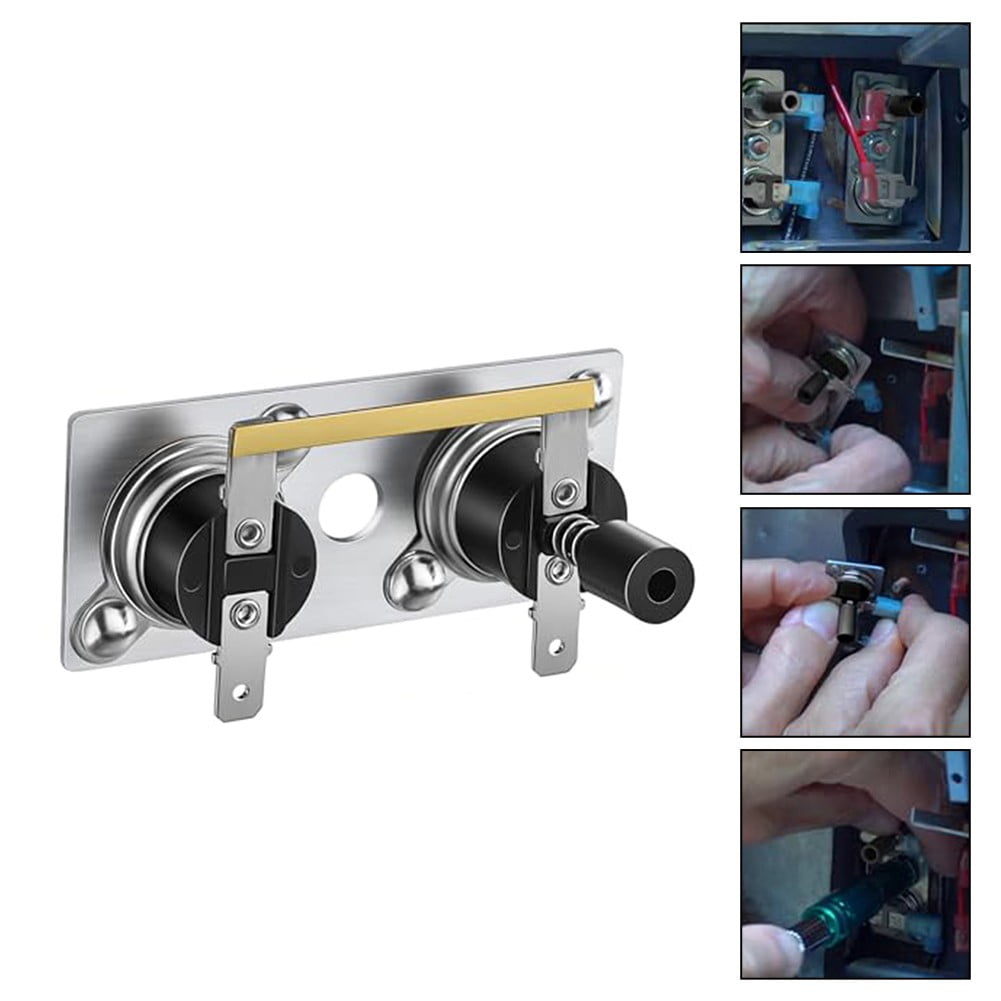 120V 2Pcs Water Heater Thermostat Switch — view 4