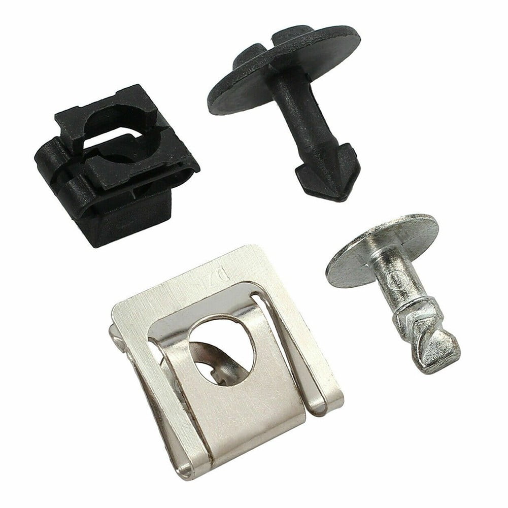 Audi engine undertray clips and screws — view 11
