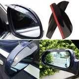 Car side mirror rain visor guard — view 3