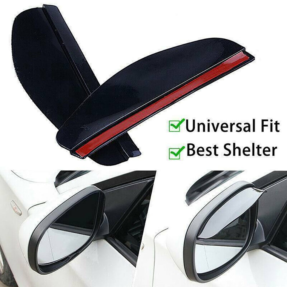 Car side mirror rain visor guard — view 4