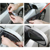 Car side mirror rain visor guard — view 5