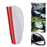 Car side mirror rain visor guard — view 6