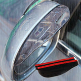 Car side mirror rain visor guard — view 8