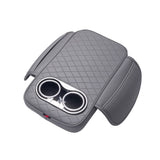 Car armrest cushion with cup holders — view 8