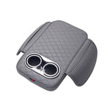 Car armrest cushion with cup holders — view 10