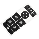 Mercedes window switch repair sticker — view 4