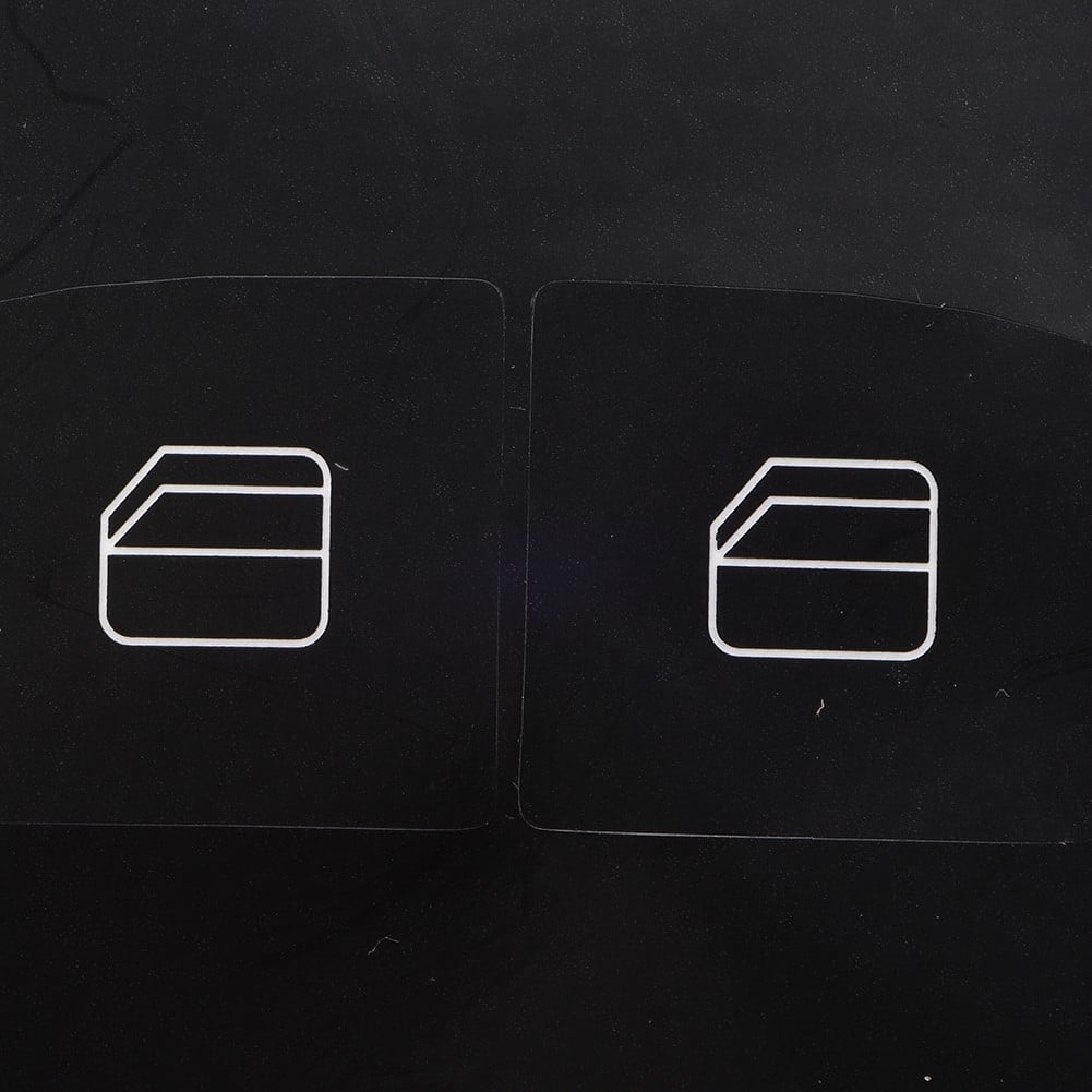 Mercedes window switch repair sticker — view 9
